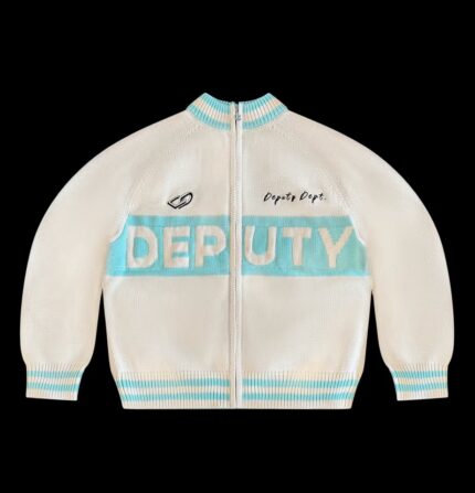 Deputy Department Knit Jacket White