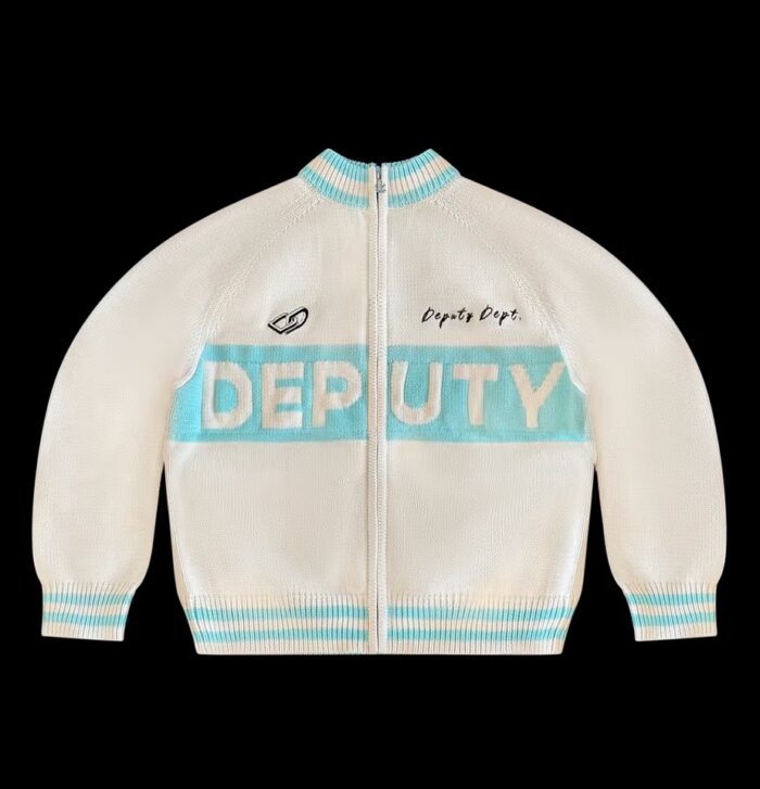 Deputy Department Knit Jacket White