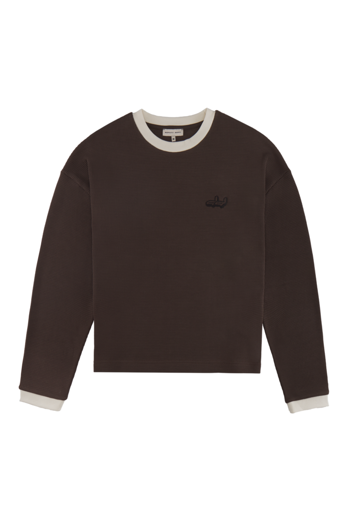 Deputy Department Waffle Longsleeve (Brown)